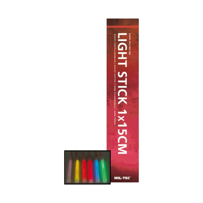 LIGHT STICK - 10 x 150 mm - Mil-Tec® - RED
