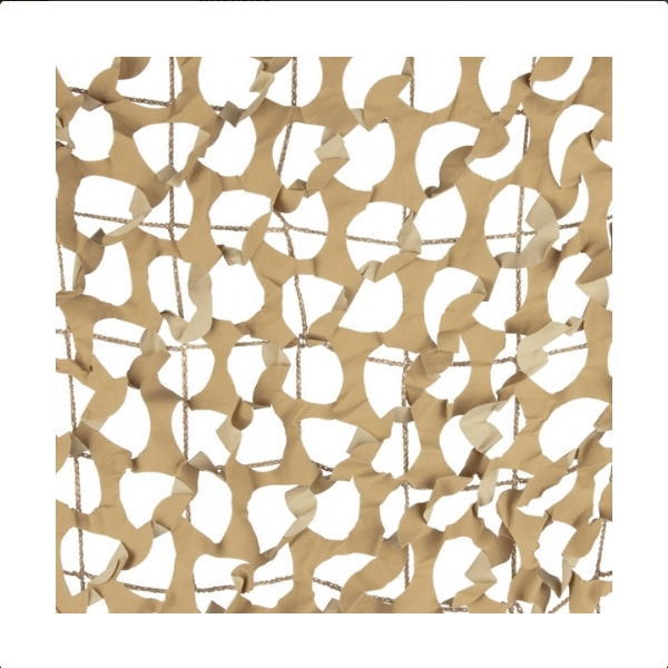 LEAF NETTING FOR SUN PROTECTION - RIP-STOP FABRIC - Mil-Tec® - DESERT - 4 x 6 M