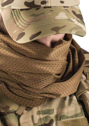 MESH NET SCARF - 190 x 50 CM - Mil-Tec - OD