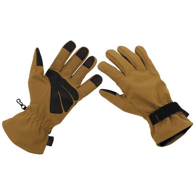 Gloves, Softshell, coyote tan
