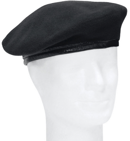 German Black Beret ′Heer′ Used