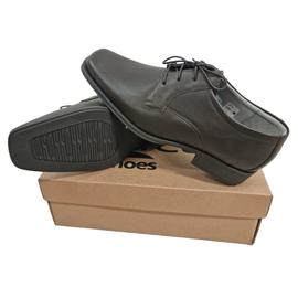 BARNA BŐR TÉLI CIPŐ FÉRFIAKNAK