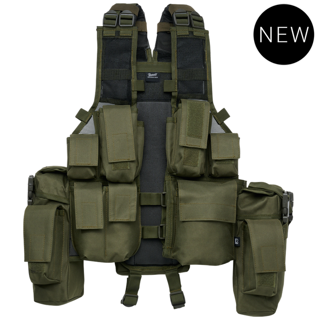 TACTICAL VEST - OLIVA - BRANDIT