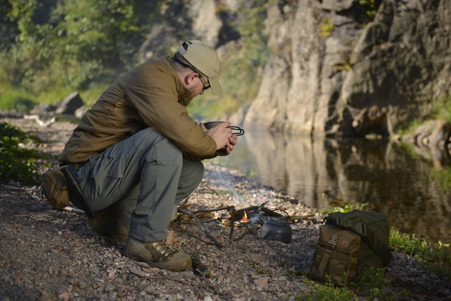 WOLFHOUND JACKET - CLIMASHIELD APEX INSULATION - Helikon-Tex - BLACK