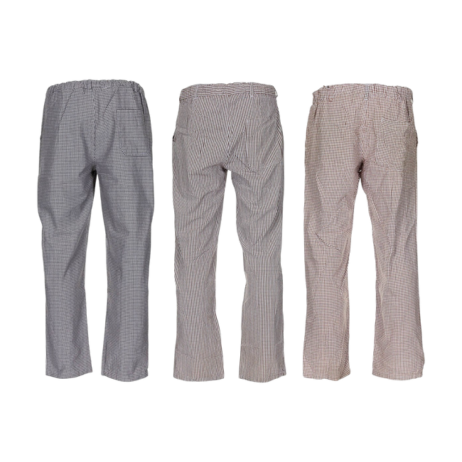 CHEF PANTS - AUSTRIAN ARMY MILITARY SURPLUS - CHEQUERED - USED