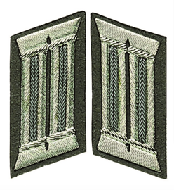East Germ.green Army Collar Patch Offic.