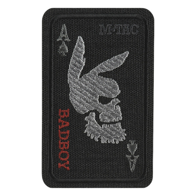 BAD BOY JELVÉNY (hímzett) - FEKETE - M-TAC