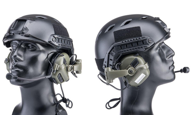 TACTICAL COMMUNICATIONS HEADSET - M32X Mark 3 - EARMOR® - FOLIAGE GREEN