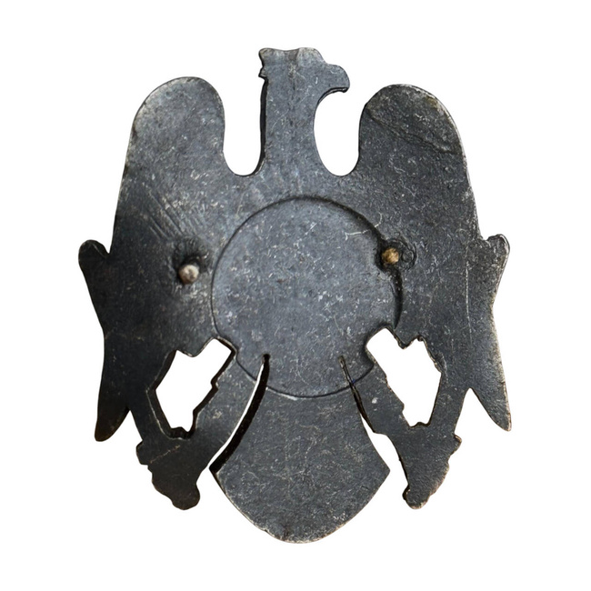 KATONAI MŰSZAKI AKADÉMIA JELVÉNY - NEM KIPRÓBÁLT - KATONAI FELESLEG ROMÁN HADSEREG - EZÜSTÖZÖTT FÉM - JÓ ÁLLAPOTÚ