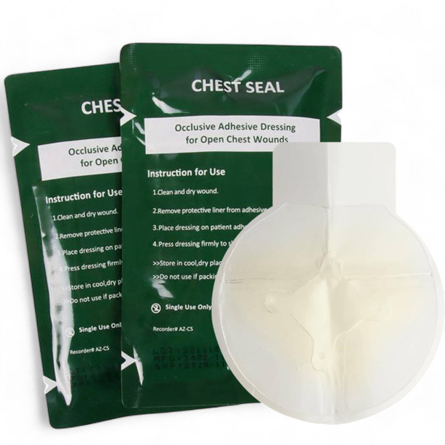 Chest seal for emergency wound care