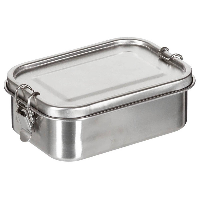 ROZSDAMENTES ACÉL ÉLELMISZERDOBOZ - PRÉMIUM - Fox Outdoor® - 16 x 11.5 x 6 CM