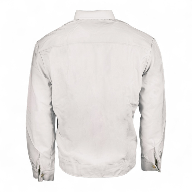 Szolgálati Ing Két Zsebbel és Hosszú Ujjakkal - Keletnémet Haditengerészet Katonai Surplus - Volksmarine der NVA - Beige - Újszerű