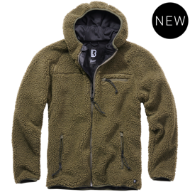 KABÁT "TEDDYFLEECE" IGNÁL - OLIVA - BRANDIT