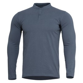HOSSZÚ UJJÚ BLÚZ - "ROMEO HENLEY" 2.0 - PENTAGON® - FASZÉN KÉK