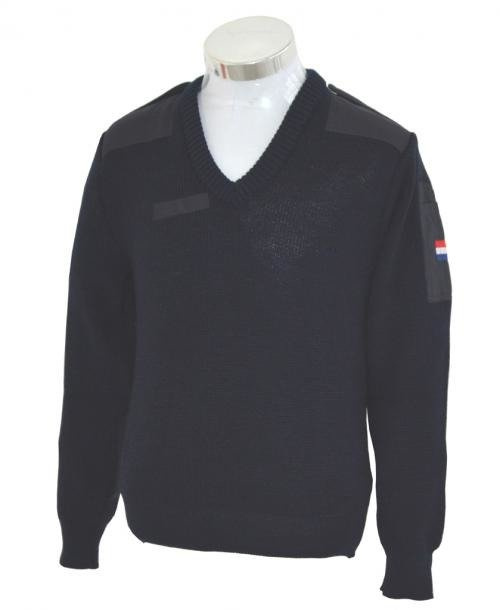 PULÓVER DUTCH ARMY BLUE V-NECK COMMANDO SWEATER (6 DB ASSORTMENT)