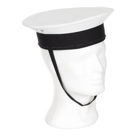 FEHÉR TENGERÉSZSAPKA - KATONAI FELESLEG AZ OLASZ HADSEREGTŐL - MINT ÚJ