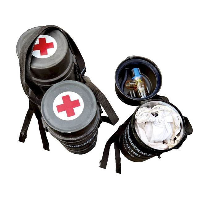 Vintage orvosi lélegeztetőgép - Gyűjteményi darab - Ruben ballon - román hadsereg feleslege