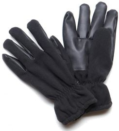 KESZTYŰ FLEECE ´ALPINA´ FINGER W/ PVC PALMS FEKETE