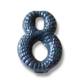 Fém Szám - 8 - Sötétkék - Magyar Hadsereg Katonai Surplus - Mint új