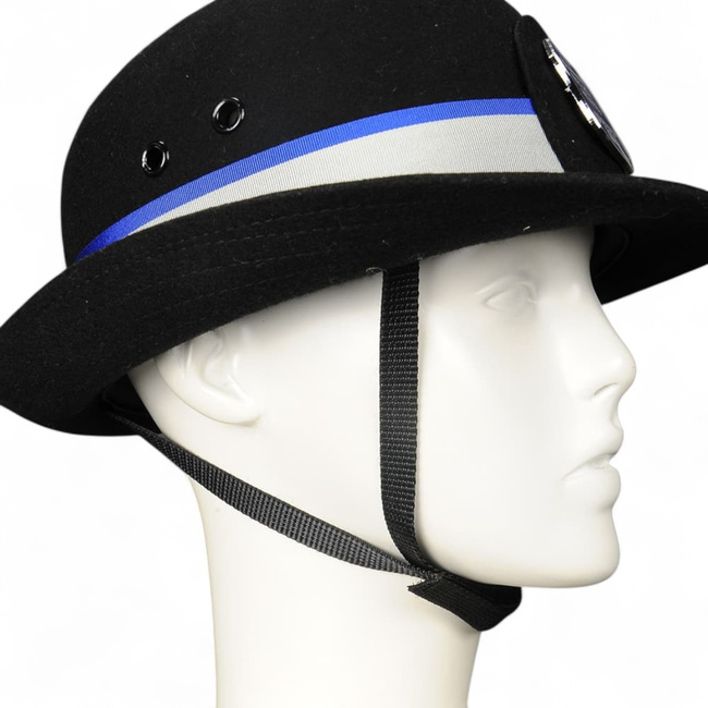 Női PCSO sisak - Community Support Officer - Metropolitan Police - Brit hadsereg katonai feleslege - Fekete - Használt