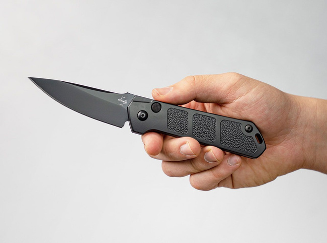AUTOMATIC KNIFE KIHON AUTO ALL BLACK - BOKER PLUS