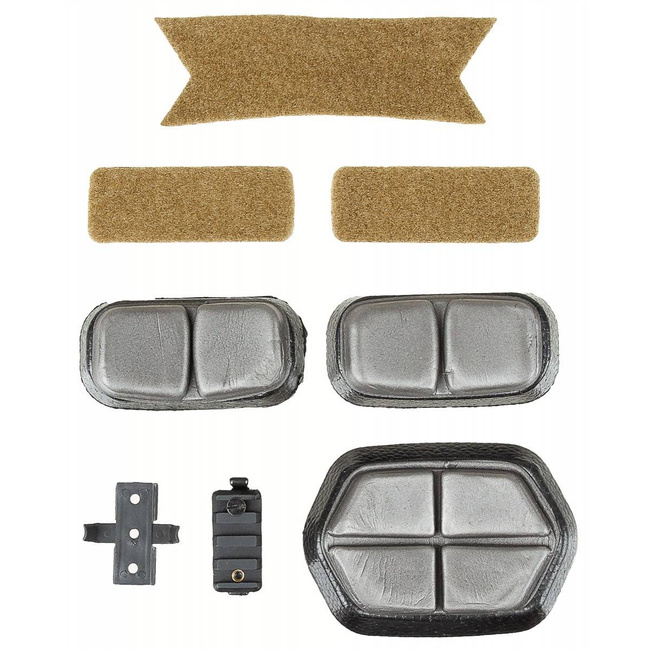 US sisak - "FAST-paratroopers" - ABS-műanyag - sínek - Coyote Tan - MFH