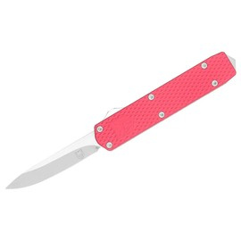 MINI RED MAMBA GEN II DROP NOT SERRATED POCKET KNIFE - CobraTec