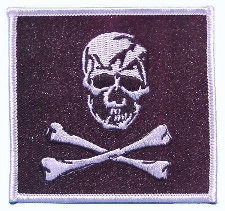 PATCH JOLLY ROGER 85 x 80 MM