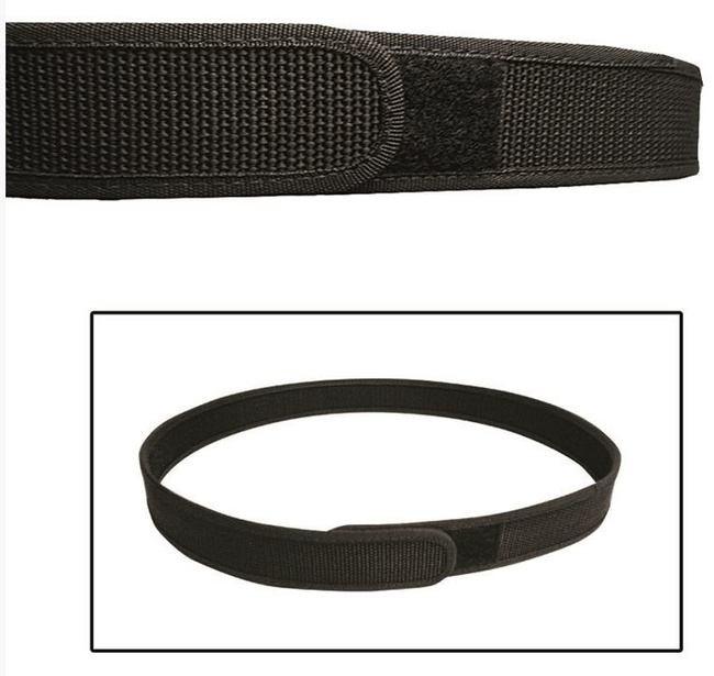 SECURITY BELT WITH HOOK&LOOP - 40 MM - BLACK