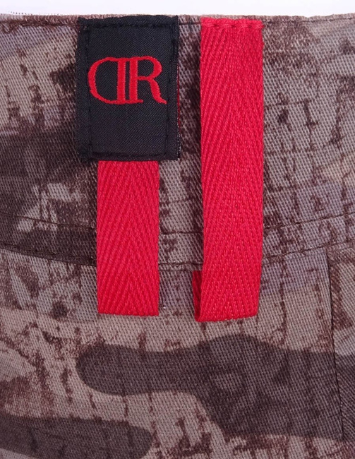 Sharp Lady Skirt Camo Brown