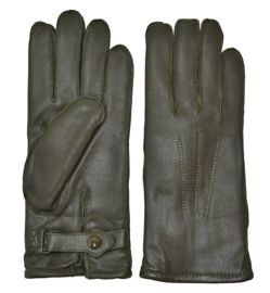 KESZTYŰ GENUINE GERMAN POLICE LEATHER olive