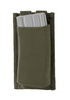 LOW PROFILE ELASTIC SINGLE MAGAZINE POUCH - DEFCON 5® - OD GREEN