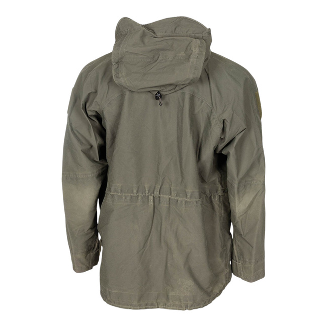 AT RAIN JACKET - KAZ 03 - GORETEX - MILITARY SURPLUS AUSTRIAN ARMY - GREEN OD - USED