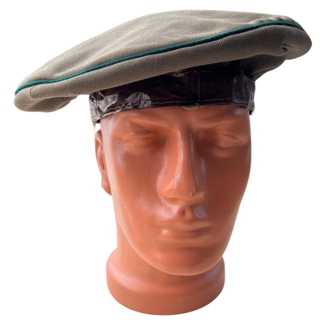 RITKA TISZTI BARETT - HEGYI VADÁSZOK - KATONAI FELESLEG ROMÁN HADSEREG - ZÖLD BARNA/FEKETE PÁNTTAL - JÓ ÁLLAPOTÚ