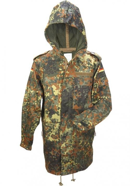 PARKA GENUINE GERMAN ARMY FLECKTARN CAMO W/O LINER
