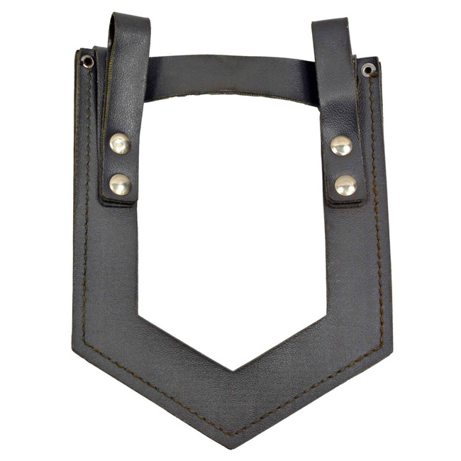 BŐR VÉDŐHUZAT ÖSSZECSUKHATÓ LAPÁTHOZ - KATONAI TÖBBLET KELETNÉMET HADSEREG NVA - SZÜRKE - HASZNÁLT