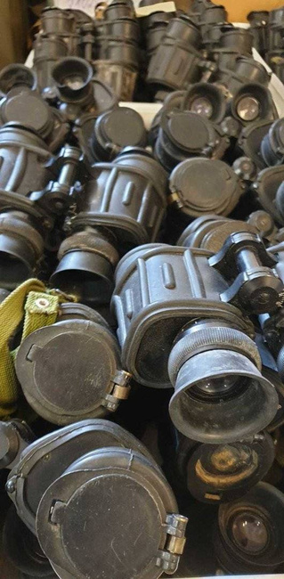 VALDADA I.O.R. 7x40 MILITARY BINOCULARS - MILITARY SURPLUS ROMANIAN ARMY - USED