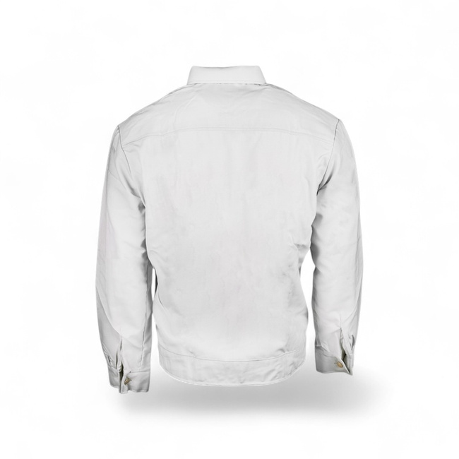 Szolgálati Ing Két Zsebbel és Hosszú Ujjakkal - Keletnémet Haditengerészet Katonai Surplus - Volksmarine der NVA - Feher - Újszerű