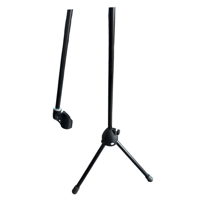 MIKROFONÁLLVÁNY - 130 CM - ROMÁN HADSEREG KATONAI FELESLEG - FEKETE - JÓ ÁLLAPOTBAN