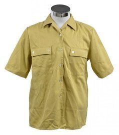 GERMAN SHORT SLEEVES SHIRT - KHAKI - USED