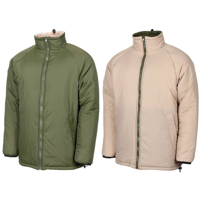 BRITISH REVERSIBLE THERMAL JACKET - MFH® - OD GREEN/KHAKI