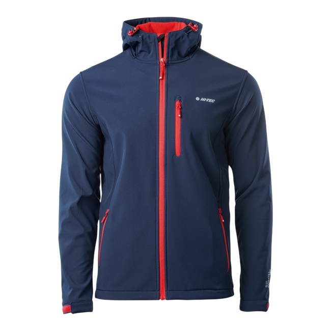 CAEN SOFTSHELL KABÁT FÉRFIAKNAK - NAVY KÉK/NARANCSSÁRGA/PIROS - MAGNUM