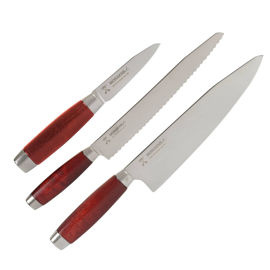 KÉS MORAKNIV® CLASSIC 1891 KNIFE SET. CHEF'S / BREAD / PARING KNIFE SET