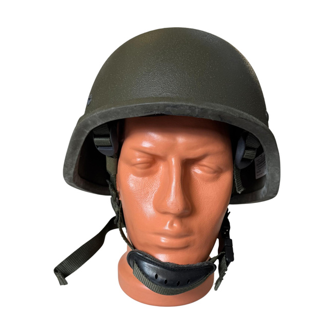 Ballistic Protection Helmet - Kevlar - Romanian Armed Forces Military Surplus - Olive Drab Green - Like New