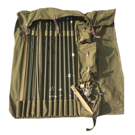 Aluminum Antenna Set for Radio Station R1071 with cable - Surplus Military from Romanian Army