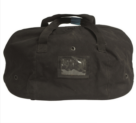 German Black Helmet Bag Used