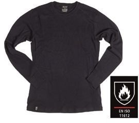 LONG SLEEVE UNDERSHIRT - FLAME RESISTANT - ISO11612 CERTIFIED - Mil-Tec® - DARK BLUE