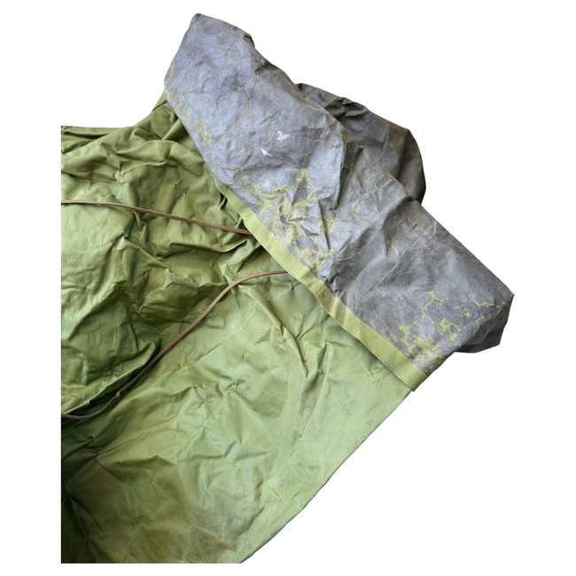 Vízálló ruhazsák - 40 cm x 76 cm - Amerikai hadsereg katonai felesleg - OD zöld - Használt - Hibás 