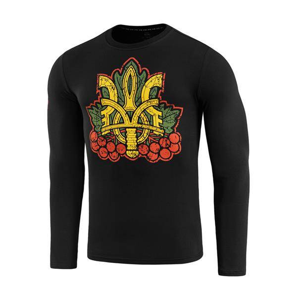 VIBURNUM LONG SLEEVE T-SHIRT - BLACK - M-TAC