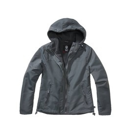 NŐI KABÁT - FRONTZIP SZÉLKABÁT - ANTHRACITE - BRANDIT